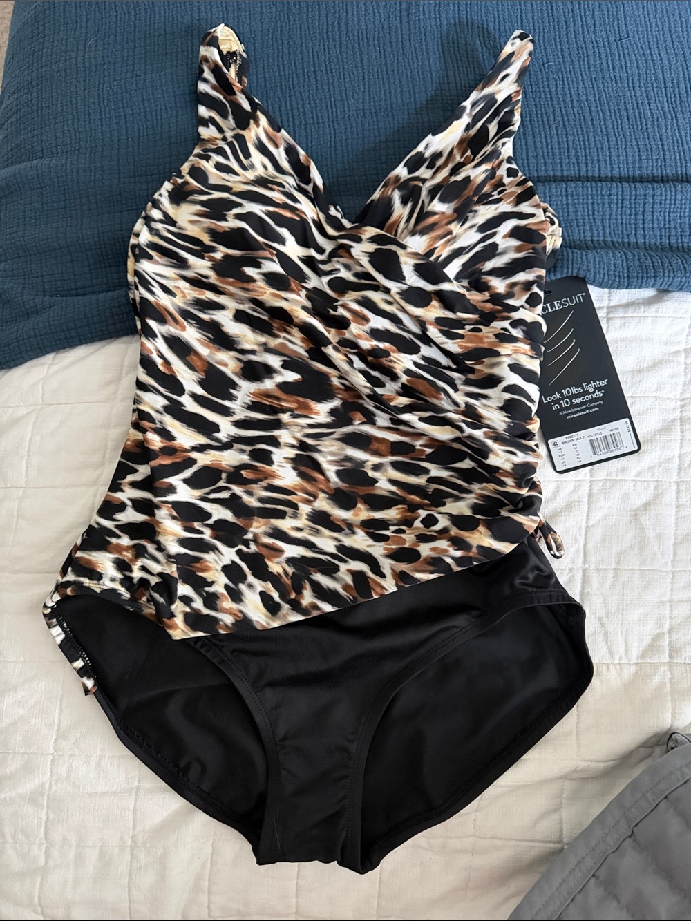 MIRACLESUIT FUR REALZ ECLAT ONE PIECE NWT